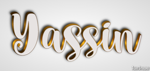 Yassin Text effect