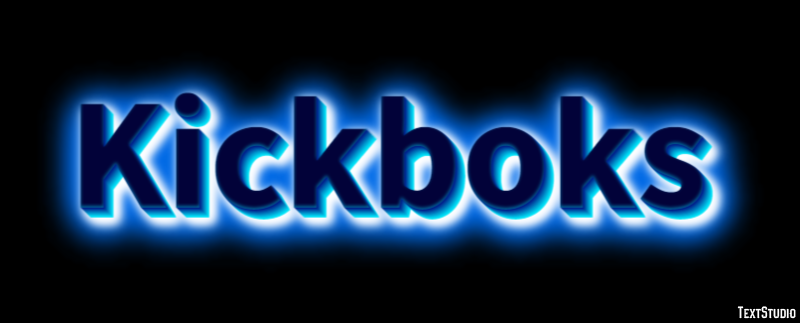 Kickboks Effetto testo