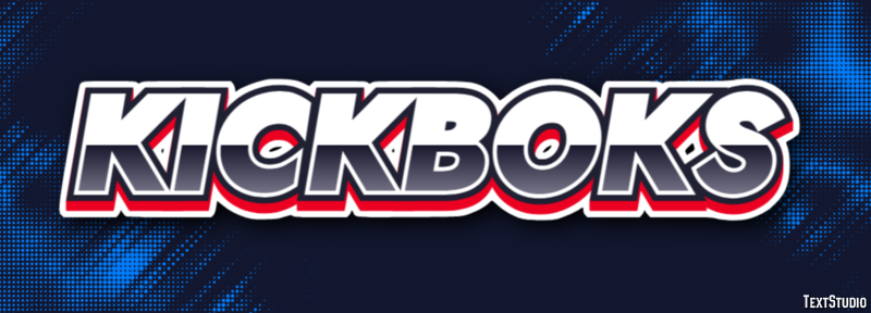 Kickboks Effetto testo