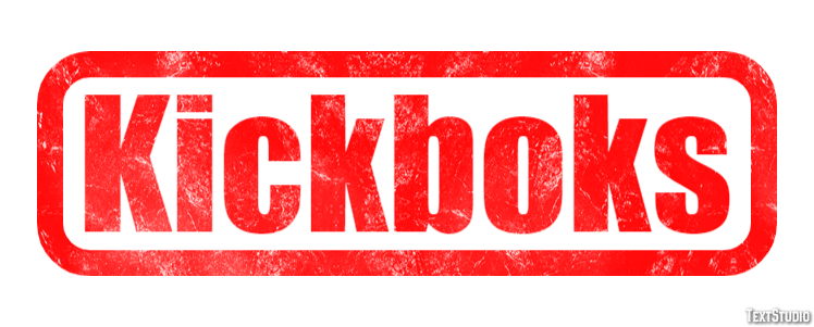 Kickboks Effetto testo