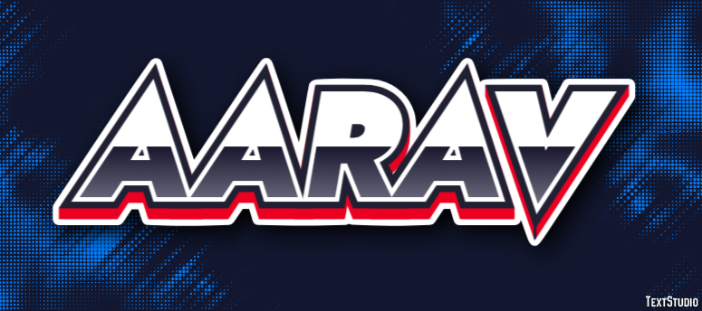 Aarav Эффект текста