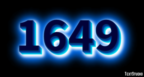 1649 Text Effect