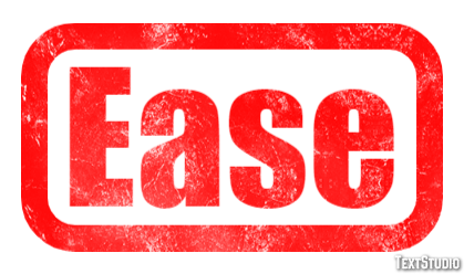 Ease テキスト効果