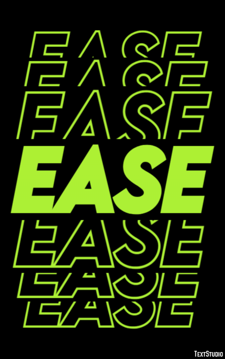 Ease テキスト効果
