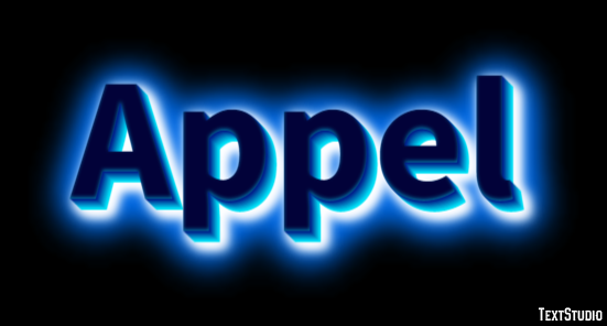 Appel Text Effect