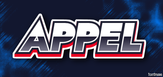 Appel Текстовый эффект