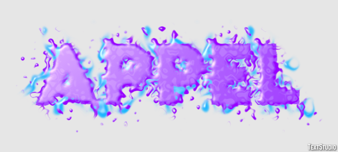 Appel Текстовый эффект