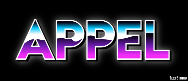 Appel Текстовый эффект