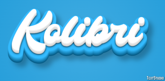 Kolibri Texteffekt