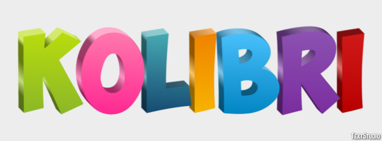 Kolibri Texteffekt