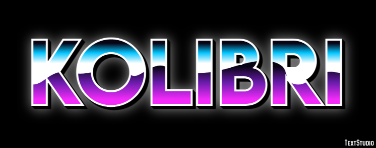 Kolibri Efecto de texto