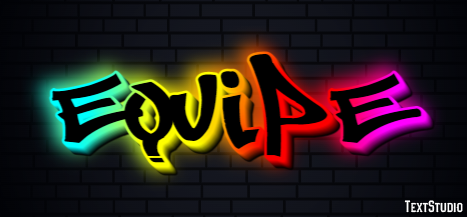 Equipe Efeito de texto