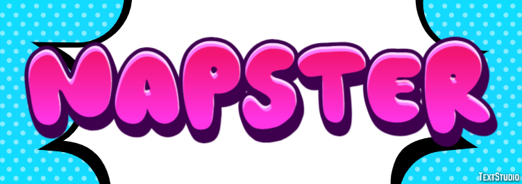 Napster Efecto de texto