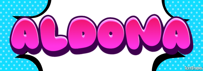 Aldona Text effect