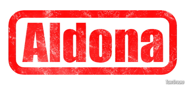 Aldona Text effect
