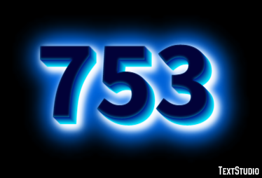753 Text Effect