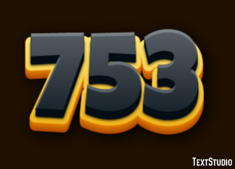 753 Text Effect