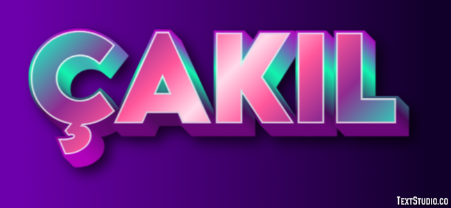 Çakıl Metin efekti