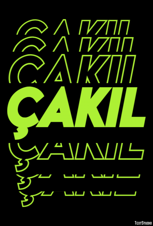 Çakıl Metin efekti