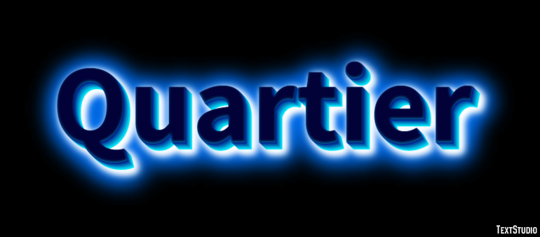 Quartier Эффект текста