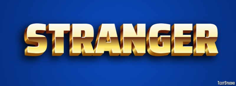 Stranger Text Effect