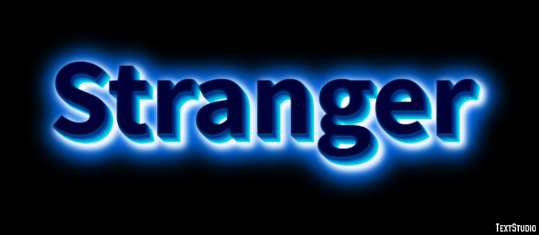 Stranger Text Effect
