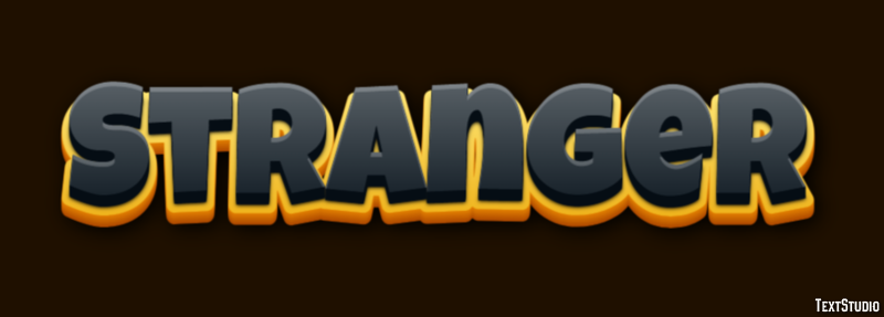 Stranger Text Effect