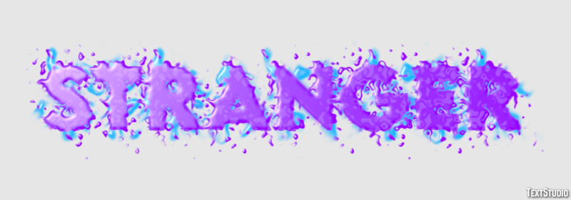 Stranger Text Effect