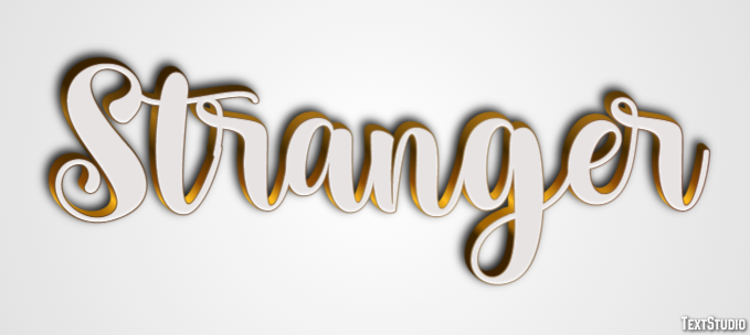 Stranger Text Effect