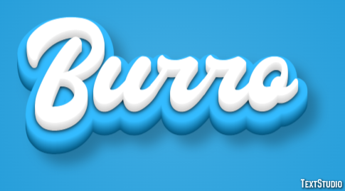 Burro Efecto de texto