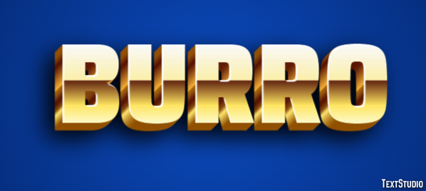Burro Efecto de texto
