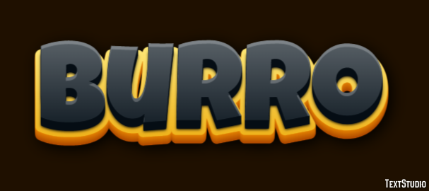 Burro Efecto de texto
