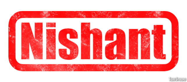 Nishant Text effect