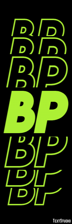 BP テキスト効果