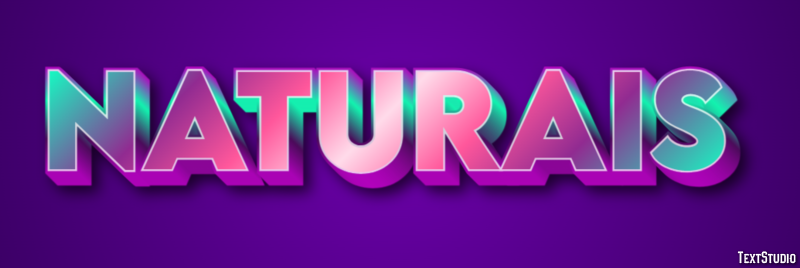 Naturais Efeito de texto