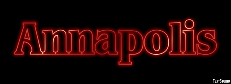 Annapolis Text Effect