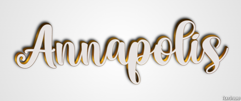 Annapolis Text Effect