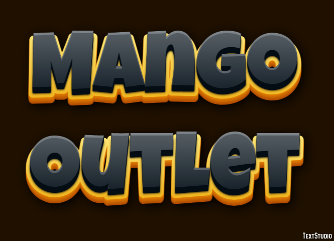 Mango Outlet Tekst effect