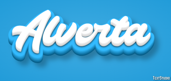 Alverta Text Effect