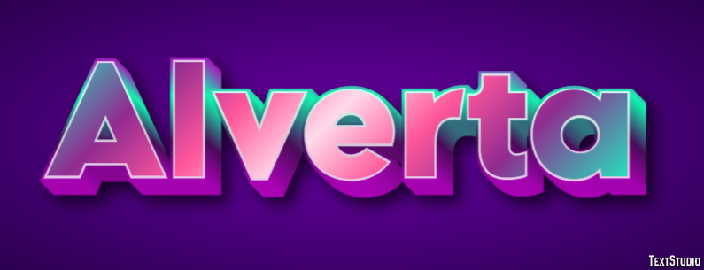 Alverta Text Effect