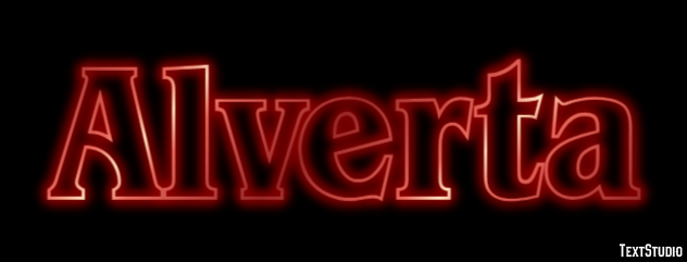 Alverta Text Effect