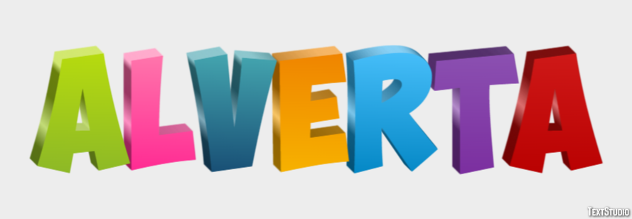 Alverta Text Effect