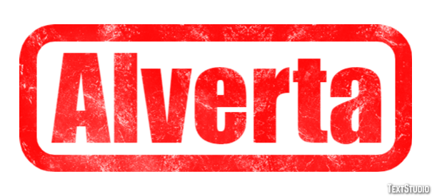 Alverta テキスト効果