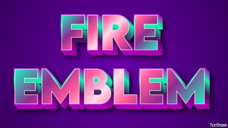 Fire Emblem Effetto testo