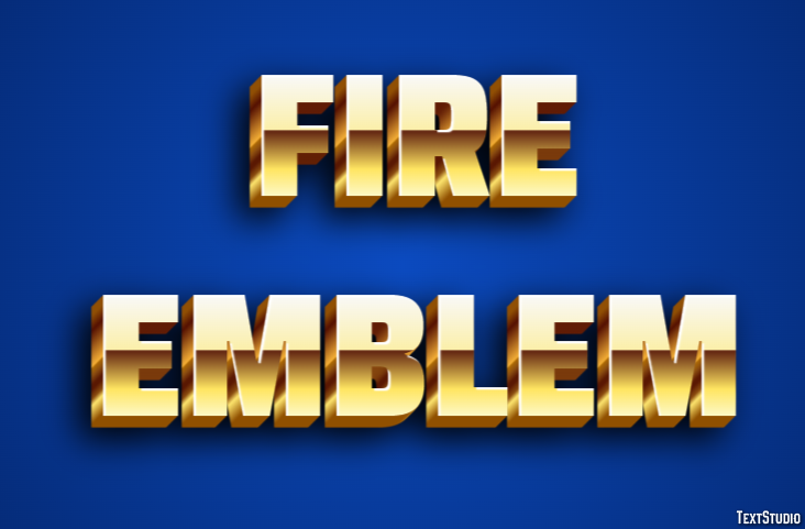 Fire Emblem Effetto testo