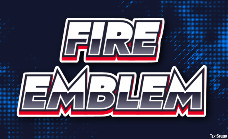 Fire Emblem Effetto testo