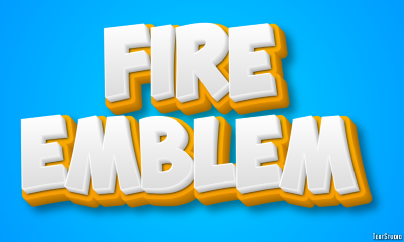 Fire Emblem Effetto testo