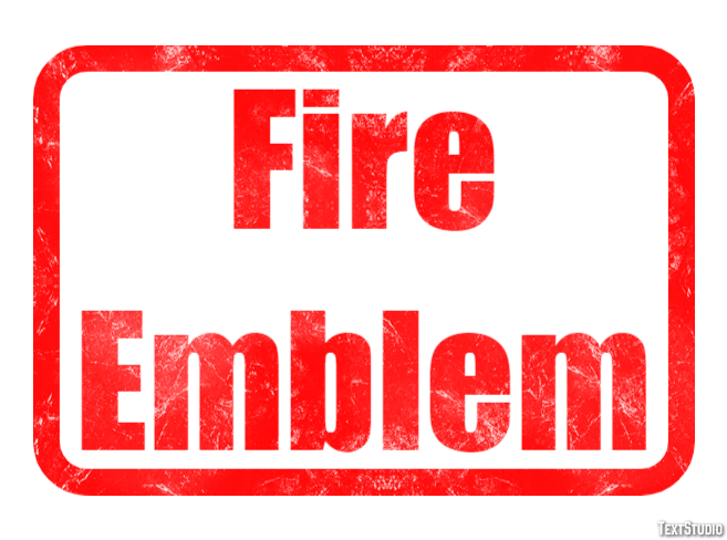 Fire Emblem Effetto testo
