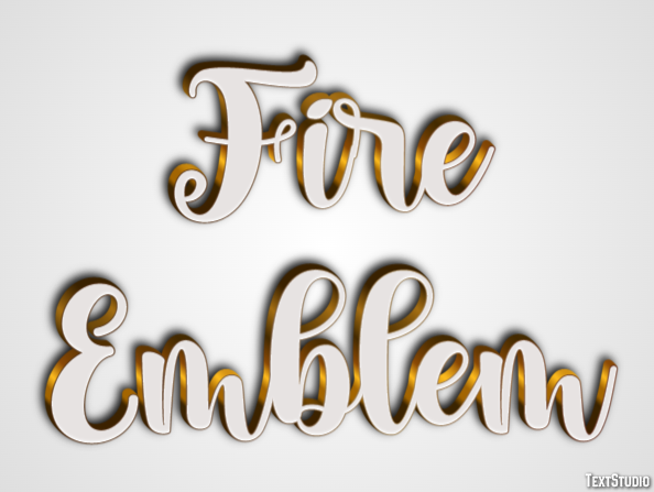 Fire Emblem Effetto testo
