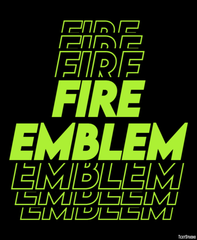 Fire Emblem Effetto testo